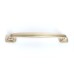 Satin nickel Kitchen cabinet handle model 45SN128, 6" overall, 5" (128mm) CC spacing