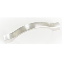 Satin nickel kitchen cabinet handle 57SN76, 3" overall, 76mm CC spacing