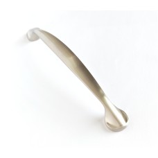 Satin nickel Kitchen cabinet handle model 62SN128, 6" overall, 5" (128mm) CC spacing