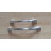 Satin Nickel kitchen cabinet handle 04SN96 5" overall, 3 3/4" (96mm) CC spacing 